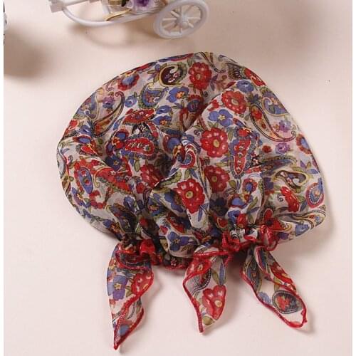 Breathable Thin Silk Tricorne Cap for Oil-proof and Fume-proof Hair Care Night Cap, Chemotherapy Cap Suit Summer Spring Autumn