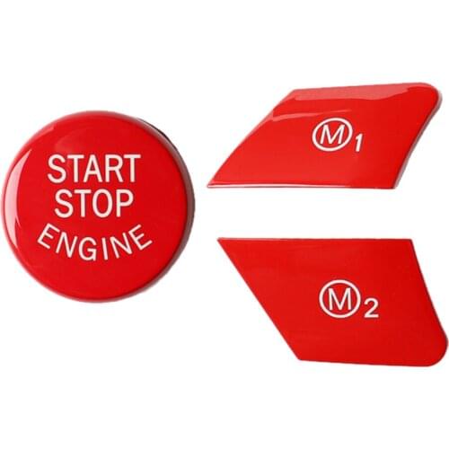 Car Engine Start Switch Button Replace Cover for BMW F15 F16 F80 F23 F22