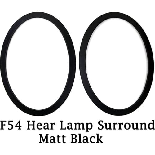 Brand New ABS Plastic UV Protected Head&Rear Light Cover Mini Ray Style Matt Black Color For mini cooper F54 Clubman (4 Pcs/Set)