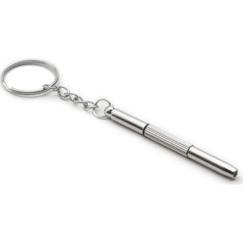 NEW Mini Keychain Screwdriver Multi-Function For Home Sunglasses Eyeglass Cellphone Repair Tool #25