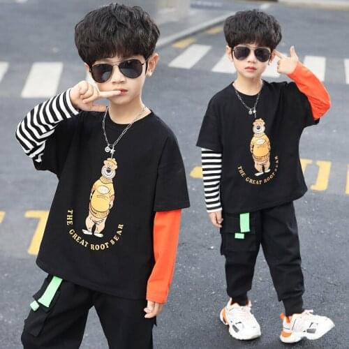 New Spring Autumn Tops Boys Sweatshirts Jacket Coat Kids Overcoat Outwear Teenager Children clothes High Quality