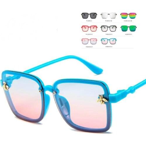 Oversize Square Kids Sunglasses Celebrity Sun Glasses Boys Girys Superstar Luxury Brand Designer Female sun glasses UV400