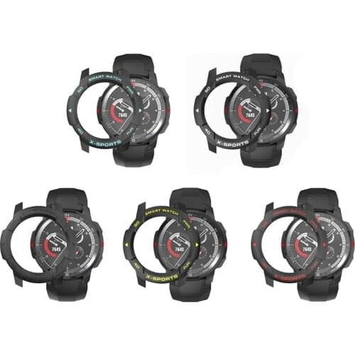 Bumper Frame Shell For HONOR GS Pro Watch Bumper Black Anti-scratch TPU Ultrathin Protector Watchcase Watch Accessories