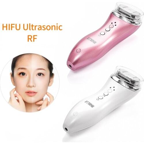 HIFU Ultrasound Bipolar RF Facial Neck Skin Lifting Massager Anti Wrinkle Tightening High-energy Fast Focus Face Beauty Machine