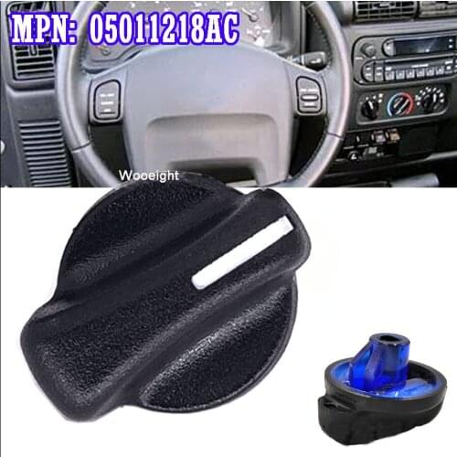Wooeight 05011218AC Car A/C Heater Blower Fan Speed Control Knob Replacement Fit For Jeep Wrangler Dodge Ram Van 1500 2500 3500
