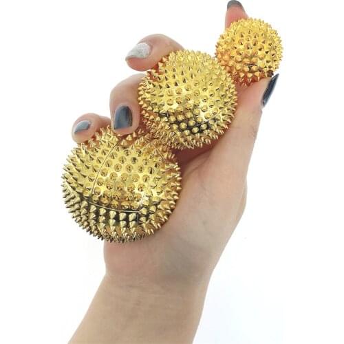 1Pair Yoga Fitness Ball Magnetic Therapy Massager Magnet Hand Acupuncture Ball Acupoint Needle Massage Men Women Pressure Relief