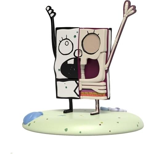 12 pcs/lot Mighty Jaxx Jason Freeny Sponge Baby Blind Box Third Generation Semi-anatomical Model Action Figurals Brinqu Gift