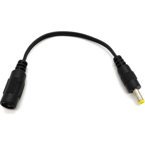 20pcs DC Power Plug 4.0*1.7mm 4.0x1.7mm Male to 5.5*2.1mm 5.5x2.1mm Female Cable DC Conversion Plug Extension Cable