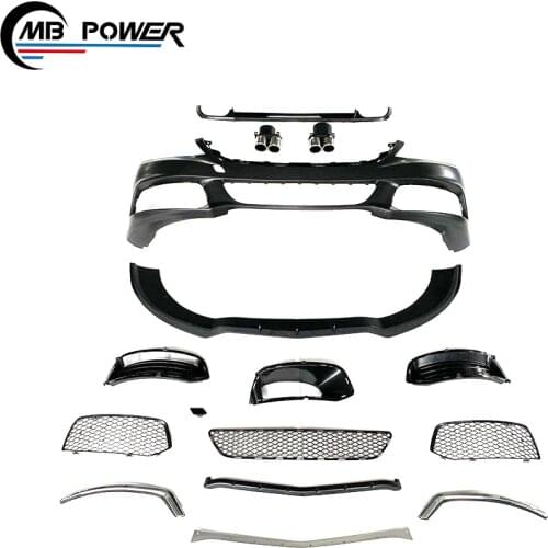 2020 S class w222 S63 S65 S500 B900 body kit for w222 S63 S65 S500 to B900 style with front bumper diffuser and muffler tips