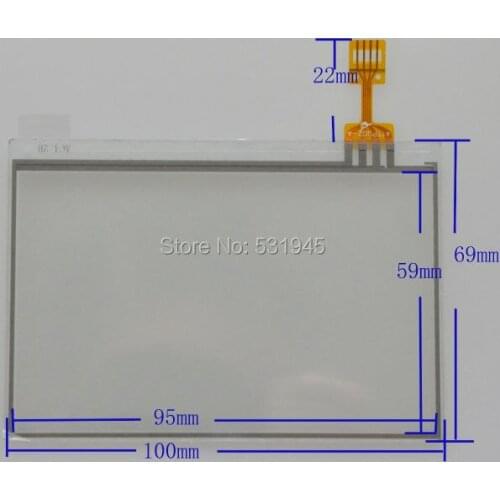 ZhiYuSun 4.3 inch 4-wire resistive touch panel for Car DVD, NEW GPS Navigator screen 150*90 POST