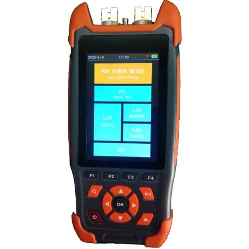 5 in 1 PON Power Meter Fiber Cable Testing Instrument Pass or Fail Function 1310 1490 1550nm In Service GPON EPON Live Checking
