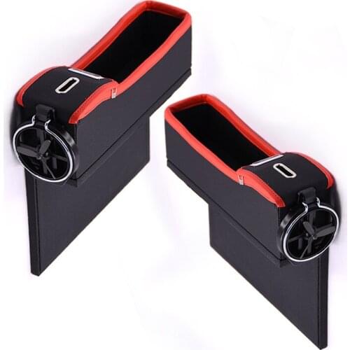 Auto Seat Crevice Storage Box Car Gap Pocket Stowing Tidying For Phone Pad Card Coin Cup Drink Holder Car Organizer