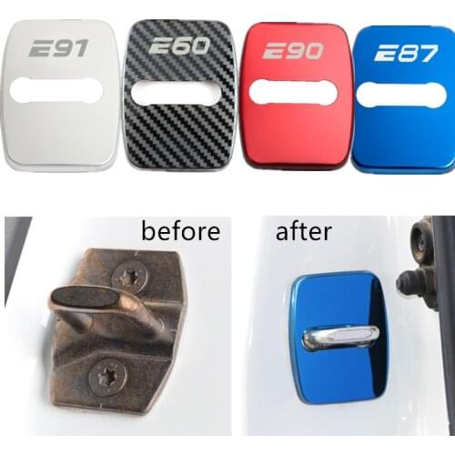 Door Lock Covers Accessories Car Styling Case For BMW E60 E61 E62 E70 E87 E90 E91 E92 E93 Auto Protection Stickers Accessory