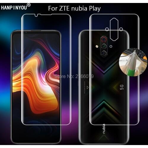 For ZTE nubia Play / Red Magic 5G Lite 6.65" Clear TPU / Matte Anti-Fingerprints Hydrogel Full Cover Soft Screen Protector Film