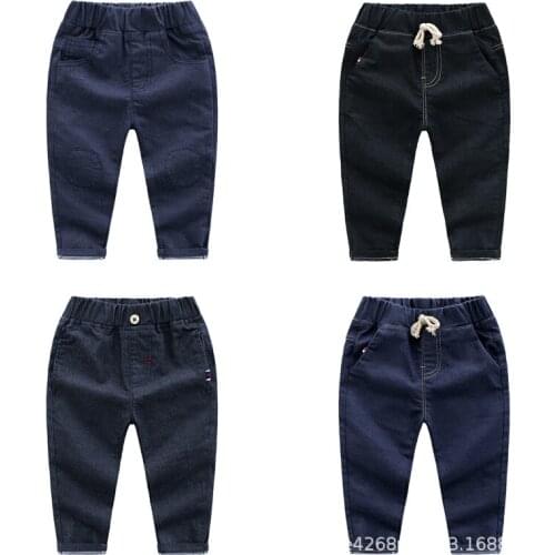 Spring Girls Jeans Baby Kids Jeans for Children Boys Girls Harem Denim Pants Toddler Pants Girls Kids Pants for Boy Girl 2-8Y