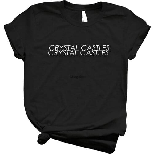 Crystal Castles Cool Graphic Shirts for Women Vintage T Shirts for Men Graphic TShirts for Girls Graphic