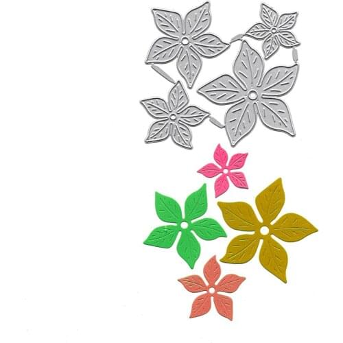 Leaves Metal Cutting Dies Scrapbooking Embossing Folders for Card Making Craft DIY Stencils Clear Stamps and Slimline Dies