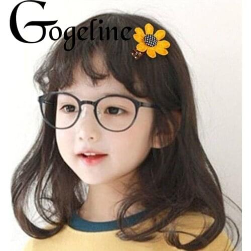 Small round anti blue light glasses frame boys girls Eyeglass Frame Computer Eyeglasses Vintage Spectacles Transparent Frames