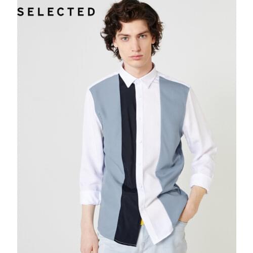 SELECTED Mens Assorted Colors Business Casual Regular Fit Shirt S|419105569