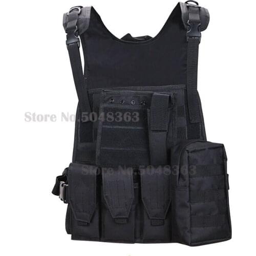 Men Tactical CS Molle Amphibious Module Vest Combat Tactical Waistcoat Oxford Waterproof Hunting Vest Hunting Clothing