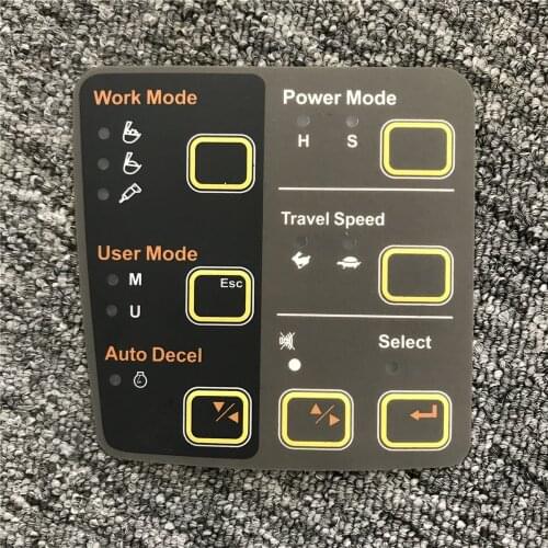 Suitable for Hyundai Excavator R60-7/R210-7/R225-7 Display Stickers Button Decals