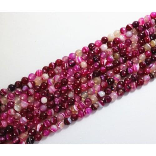 Natural noble rose red Fringe carnelian agat stone onyx 6mm 8mm 10mm 12mm stone faceted round loose beads making gift A18