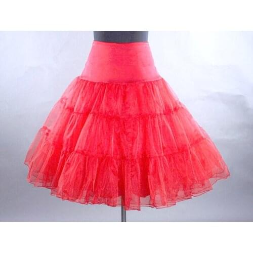 Adutl Retro Underskirt Swing Vintage Petticoat Fancy SKirt Rockabilly Tutu