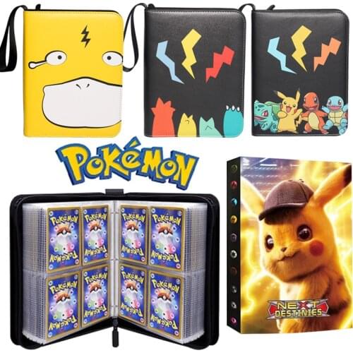 2021 latest Pokemon Cards Album Book Cartoon Anime Game Card EX GX Collectors Folder Holder Top Loaded List Cool Toys Gift