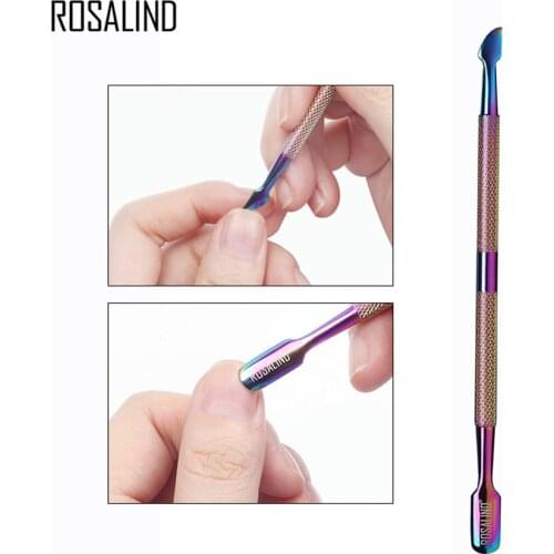 New Nail Art Cuticle Pusher 1PC Double-end Cuticle Pusher Dead UV Gel Polish Soak OFF Skin Remover Manicure Nail Art Dec11#30