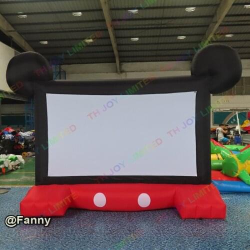 New design portable Inflatable Screen Outdoor inflatable movie Projection Screen