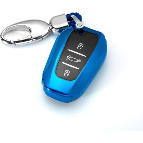 New Soft TPU Smart Remote Car Key Case For Peugeot 3008 4008 5008 Citroen C4 C4L C6 C3-XR Car Style Full Cover shell Accessories