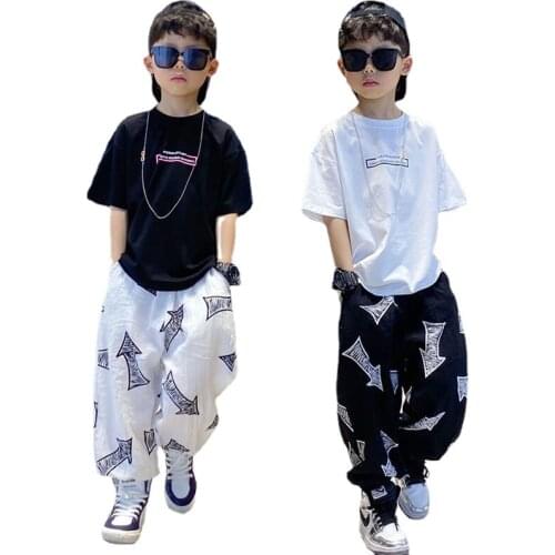 Fall Clothes for Kids Kids Sport Suits Teenage Summer Boys Clothes Set Short Sleeve T Shirt & Pants Casual Hip Hop Boys Clothes