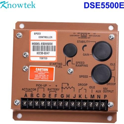 Engine Speed Control Governor ESD5500E for Diesel Generator Unit Controller with double capacitors