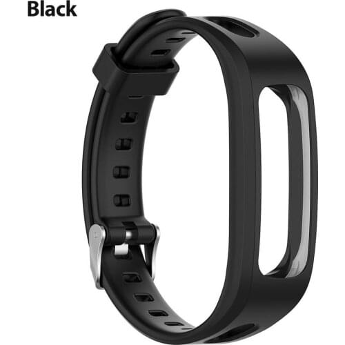Silicone Sport Watch Band Strap For Huawei Band 3e 4e Huawei Honor Band 4 Running Version Smart Watch Bracelet Wrist Band