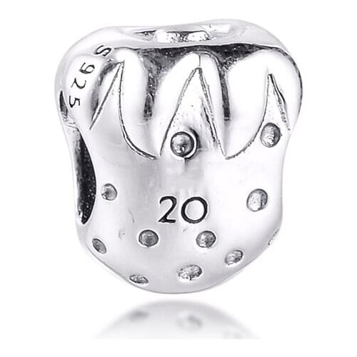 CKK Silver 925 Jewelry 2020 Limited Edition Strawberry Charm Fits Original Bracelets Sterling Silver Beads