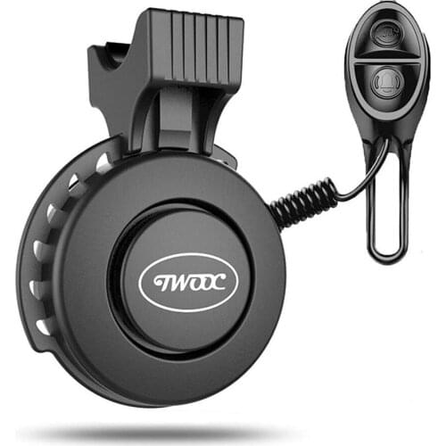 One Piece USB Rechargeable Waterproof Electronic Bicycle Horn Loud Volume Cycling Handlebar Electric Bike Ring Mini Alarm Bells