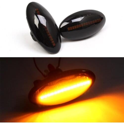 2pcs Led Dynamic Side Marker Turn Signal Light Sequential Blinker Light Amber Indicator For Suzuki Swift Jimmy Alto Celerio