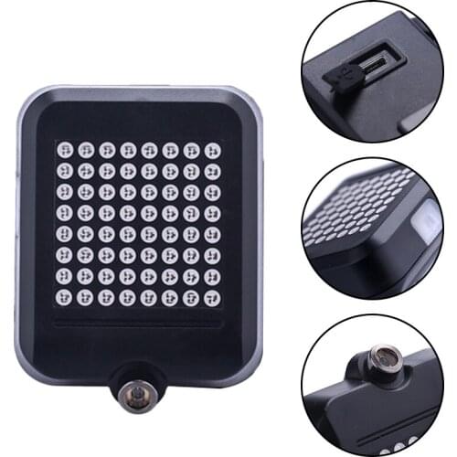 Bike Tail Light with Turn Signals Smart Sensor Automatic Brake Light USB Rechargeable LED Rear Flashlight WHStore