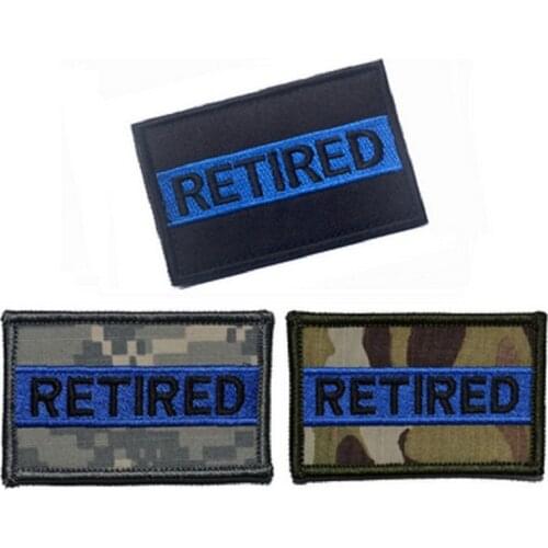 I Retired Embroidered Patch Magic Stickers Diy Patches