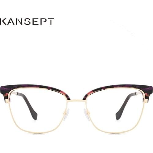 Women Eyewear Glasses Frames Fashion Transparent Brand Design Women Spectacle Eyeglasses Frame High Quality #9003