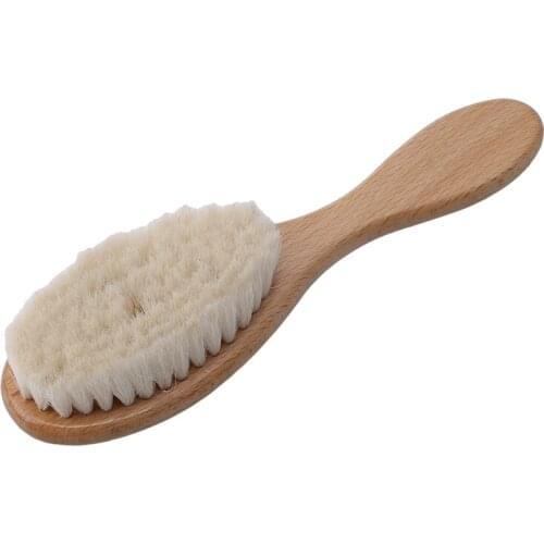 1PC New Soft Beard Face Wash Brush Wooden Hand Hair Cutting Hairdressing Styling Salon Hair Collar Cleaning Cloth Salon Tool