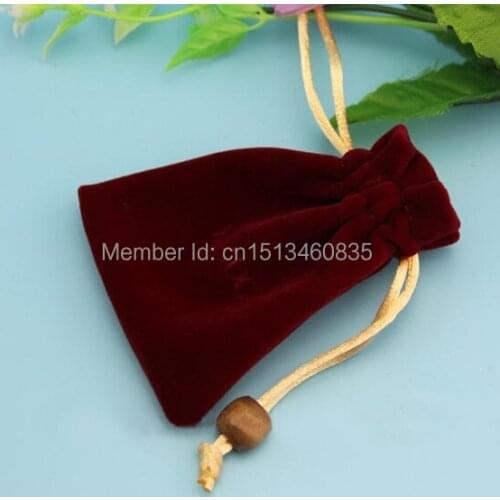 100pcs/lot HIgh quality velvet jewelry bag/pouch for accessories/gift/earing,Size can be customized,Various colors,wholesale