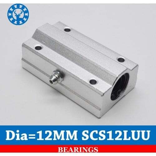 2pc SC12LUU SCS12LUU Linear Ball Bearing XYZ Table CNC Router For 12mm Linear Shaft