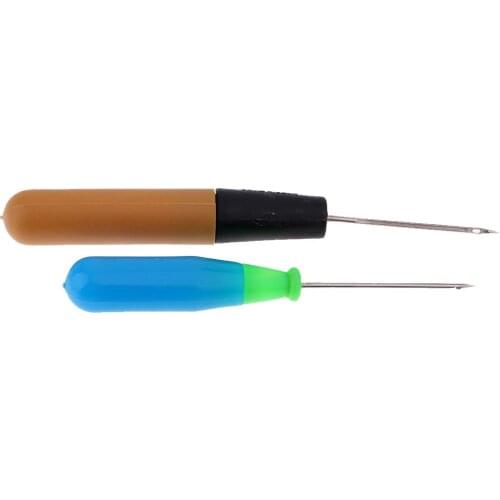 2pcs Sewing Crochet Hook Needle Awl DIY Leather Tools Shoes Repair Stitcher