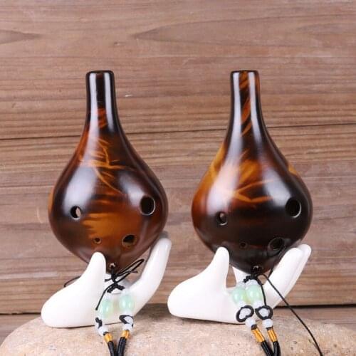 6 Hole Ocarina Ceramic Beginner Ocarina Flute Music Instrument Drop Shipping