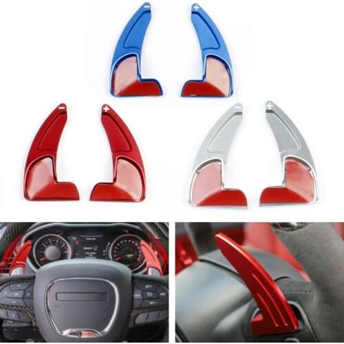 Aluminum Steering Wheel Shift Paddle DSG Extended Shifter Trim for Dodge Charger 2015 2016 2017 2018 2019