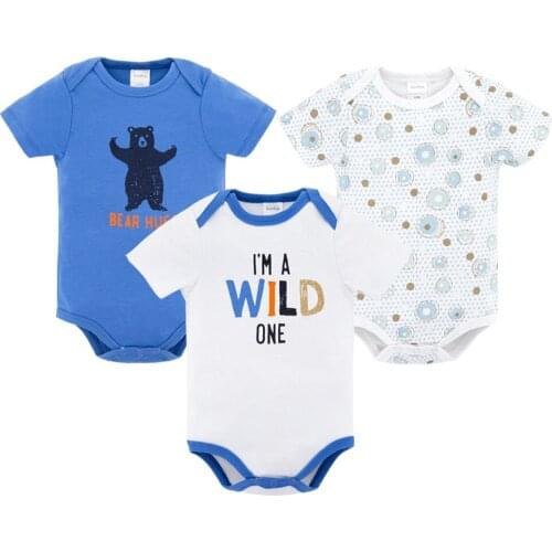 2020 Brand Baby Boys Bodysuits Short Sleeve Summer Cotton Baby Clothes Cool Printed Newborn Boy Girl Clothing Infant body bebe