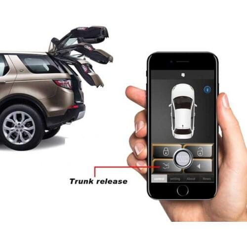 Keyless Entry Central Locking/Unlock Smartphone Car Alarm System Compatible Android System Remote Smart key PKE car 686A+B