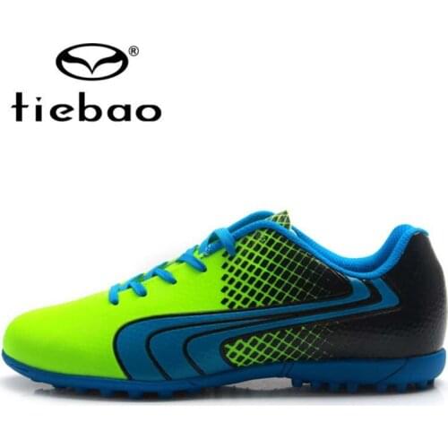 TIEBAO Turf Men Women Soccer Shoes Kids Training Football Boots Athletic Sport Sneakers Size 30-45 Dropshipping Football Shoes