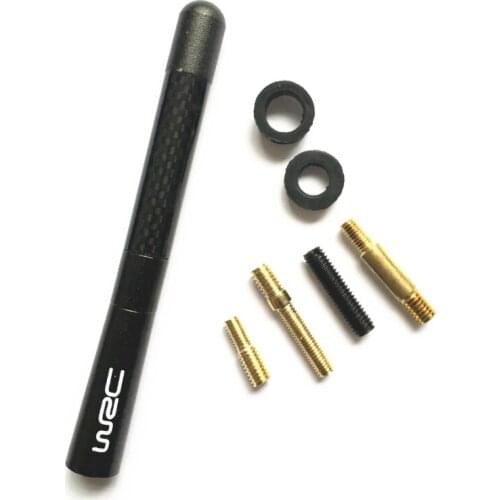 WRC Carbon Fiber Short Antenna Radio Antenna Fit For Alfa Romeo GT Q2 147 156 159 Giulietta MiTo Car Styling